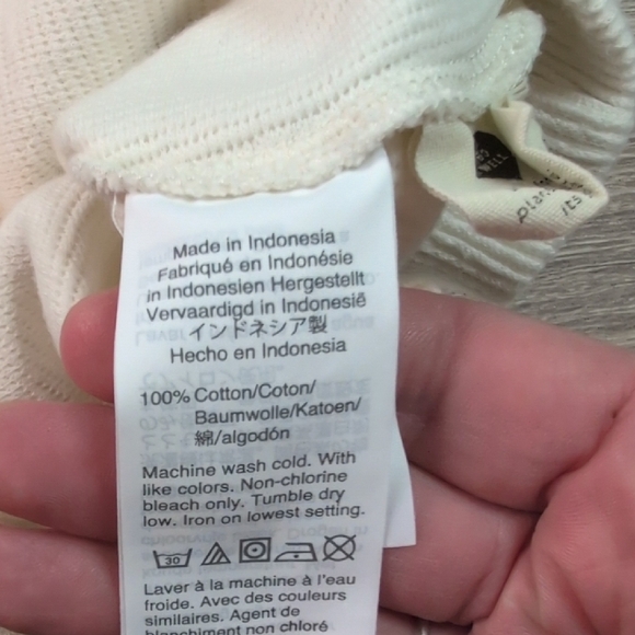 Madewell Cream Ribbed Sleeveless Tank Top - Picture 8 of 9